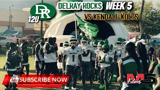 🔥🏈Week 5 AYFL 12u Kendall BoysampGirls Club Kolts vs Delray Rocks🔥 [upl. by Ayad]