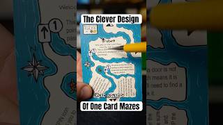 One Card Mazes 🧩 deckofdmthings diy maze dnd giftideas review [upl. by Mehelhteb]