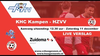 Livestream KHC Kampen  HZVV [upl. by Meid]