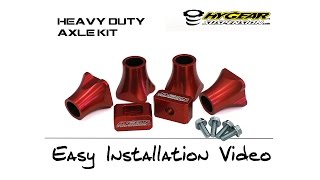 Heavy Duty Axle Kit Tutorial [upl. by Chery]