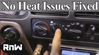 How to Diagnose and Fix No Heat Issues  Also a Demonstration on How Car Heating Systems Work [upl. by Nimsaj]