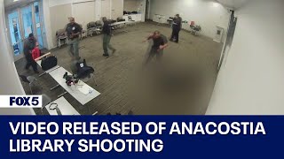 Surveillance video released of Anacostia Library shooting [upl. by Augy]