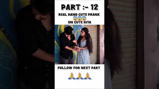 Real hand cut prank on cute Riya shortsharshitprankriyatrendingyoutubeshortsfunny [upl. by Skip]