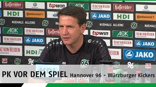 PK vor dem Spiel  Hannover 96  Würzburger Kickers [upl. by Anitnegra]