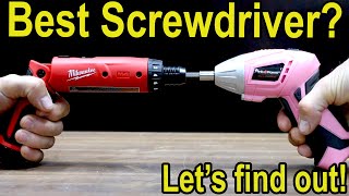 Best Screwdriver Brand 14 BRANDS Milwaukee Dewalt Makita Ryobi Bosch Pink Power Metabo [upl. by Ripleigh932]