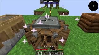 FTB Skies Expert Ep3 Water Wheel Upgrades [upl. by Nnaeirual682]