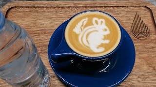 Speciality Coffee Training  Barista art skills  Coffee Latte Art Tutorial latte art [upl. by Evadne105]