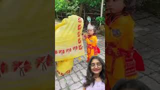 Kahna natakhat funny janamasthmi comedy happyjanamashtmi cutebaby cute baby happyjanmashtmi [upl. by Mikihisa]