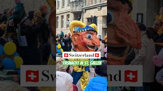 Fasnacht 🎉 in St Gallen Switzerland 🇨🇭 shorts festival switzerland [upl. by Frederic]