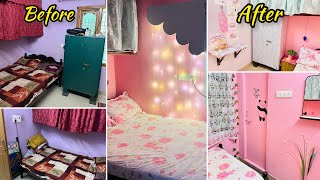 Small Indian Middle Class Bedroom Makeover under 1000rs [upl. by Godwin]