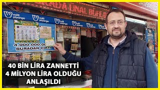 Para Üstü Olarak Aldığı Kazı Kazandan 4 Milyon Lira Çıktı [upl. by Sato143]