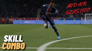 ELASTICO MID AIR SKILL COMBO TUTORIAL FIFA 21 ULTIMATE TEAM [upl. by Floridia213]