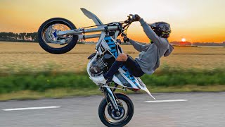 SUPERMOTO LIFESTYLE ft BACKPACKWHEELIEBOYZ [upl. by Ojeibbob]