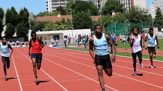 100m MIM Championnats Départementaux Minimes LHAY LES ROSES 250517 [upl. by Atihcnoc857]