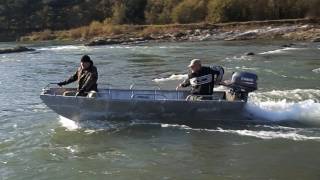 СУПЕР ЛОДКА алюминевая плоскодонная  Aluminum flat boat [upl. by Nahtaneoj]