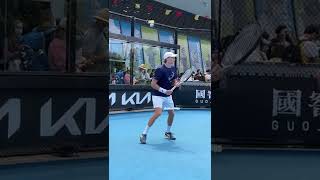 EMIL RUUSUVUORI Forehands in SlowMotion 🚀🇫🇮 Shorts Tennis [upl. by Gwen582]