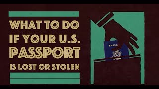 How to replace a lost or stolen passport US [upl. by Suanne923]