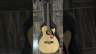 Bajo acústico BAJOLOCHE Fender CB60SCE UNBOXING por mi canal YT 🎸❤️ [upl. by Haraj373]