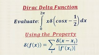 Dirac Delta functionAn important conceptual problem based on properties of delta function [upl. by Annahtur]