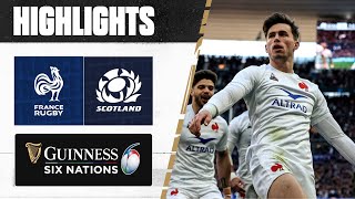 HIGHLIGHTS  🇫🇷 France v Scotland 🏴󠁧󠁢󠁳󠁣󠁴󠁿  2023 Guinness Six Nations [upl. by Junius653]