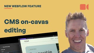 New Webflow Update CMS oncanvas editing [upl. by Aw]