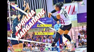 Aprillia Manganang MVP • Supreme Chonburi v Nakhon Raschasima  Final Super ThaiDenmark League 2019 [upl. by Eadahs341]