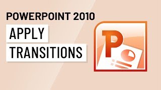 PowerPoint 2010 Applying Transitions [upl. by Euqinwahs]