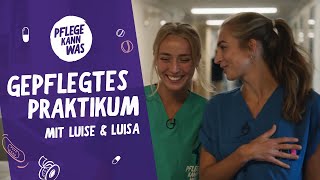 Das gepflegte Praktikum  Folge 1 Luisa amp Luise in der septischen Chirurgie PflegeKannWas [upl. by Iccir]