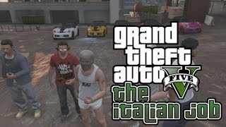 GTA V The Italian Job With Zerkaa KSI Vikkstar123 Callux and Behzinga [upl. by Chuipek]