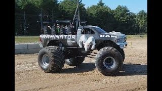 Going For A Ride In The Raminator Ride Monster Truck 2017 Washington County Fair Greenwich New York [upl. by Eidahs]