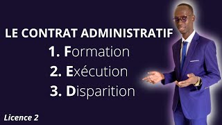 Cours de droit administratif  LE CONTRAT ADMINISTRATIF [upl. by Nam204]