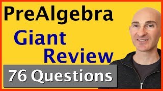 PreAlgebra Final Exam Giant Review [upl. by Dania349]