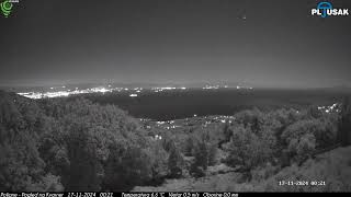 Poljane  Pogled na Kvarner  16112024  Night  TimeLapse [upl. by Kenway]