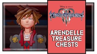 Kingdom Hearts 3 Arendelle All Treasure Chest Locations [upl. by Ahsinik702]