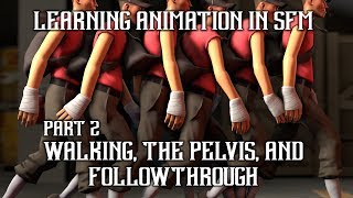 SFM TUTORIAL Learning Animation in Source Filmmaker Part 2  Walking and Followthrough [upl. by Archie309]