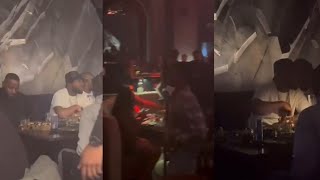 Wizkid disappear the moment he notice that davido spotted at the same night club with him in london [upl. by Milone]