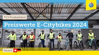 8 günstige ECitybikes im EBike Test 2024 [upl. by Eyllib]