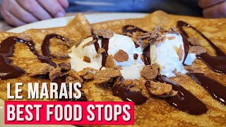 We Tried 10 Best Food Stop in Paris Le Marais 3rd4th [upl. by Anaitak]