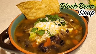 Easy Black Bean Soup Recipe [upl. by Siana986]