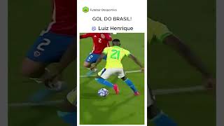 GOL DO BRASIL  ⚽ LUIZ HENRIQUE  CHILE X BRASIL [upl. by Euphemiah]