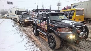 Едем тащить ФУРЫ Белый Волк дал мне PAJERO SPORT off road в Киеве [upl. by Alil]