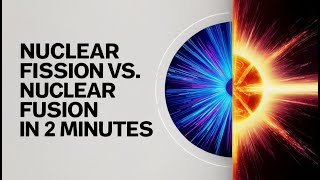 Nuclear Fission vs Nuclear Fusion in 2 Minutes [upl. by Ulland430]