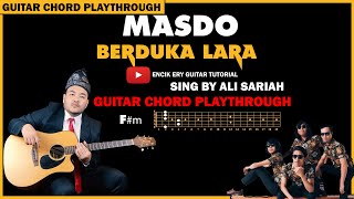 Masdo  Berduka Lara  Guitar Chord Playthrough [upl. by Ttnerb]