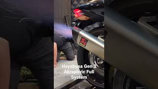 Hayabusa Gen 3 Akrapovic Full System [upl. by Emyam]