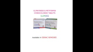 Glimepiride Metformin Tablet [upl. by Rabelais]