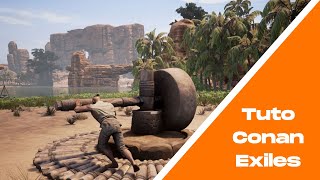 Tuto Conan Exiles  Comment asservir un esclave roue de la souffrance [upl. by Davilman]