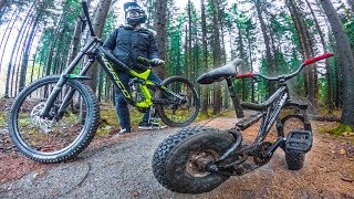 3000 MTB VS 300 MINI MTB BIKE  WHOS FASTER [upl. by Marley]