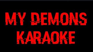 Starset My Demons karaoke with lyrics background music by Mr Music Karaoke [upl. by Crandale]