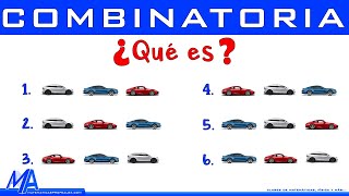 Qué es la combinatoria  Combinaciones Permutaciones y Variaciones [upl. by Handbook942]