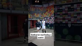 Siatkarze wychodzą z szatni norwidczęstochowa plusliga siatkówka shorts reprezentacjapolski [upl. by Emogene]